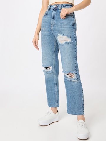 NA-KD Loose fit Jeans in Blue: front