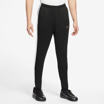 NIKE Slim fit Workout Pants 'Academy 23' in Black: front