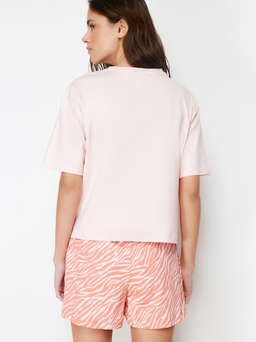 rozā Trendyol Pidžama ar šortiem
