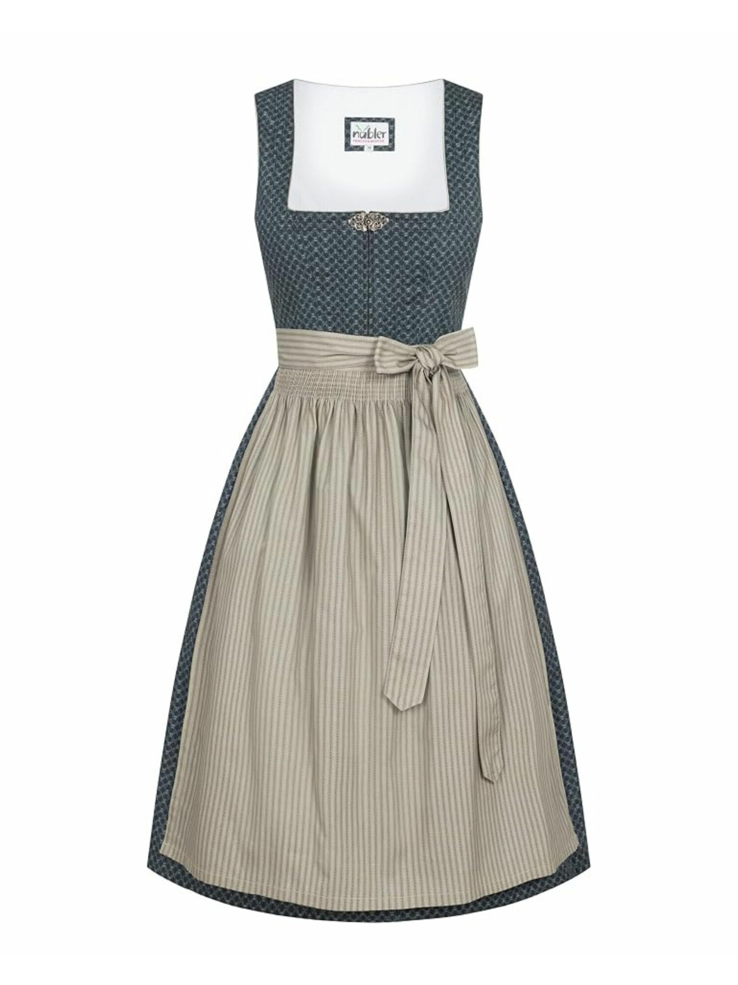 Trachtenhof Nübler Dirndl 'Midi Dirndl Emily' in Grey