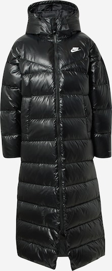 Žieminis paltas iš Nike Sportswear, spalva – juoda / balta, Prekių apžvalga