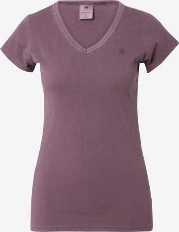 T-shirt 'Eyben' G-Star RAW en violet : devant