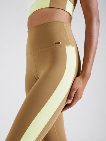 Athlecia Regular Workout Pants 'Sukey' in Brown