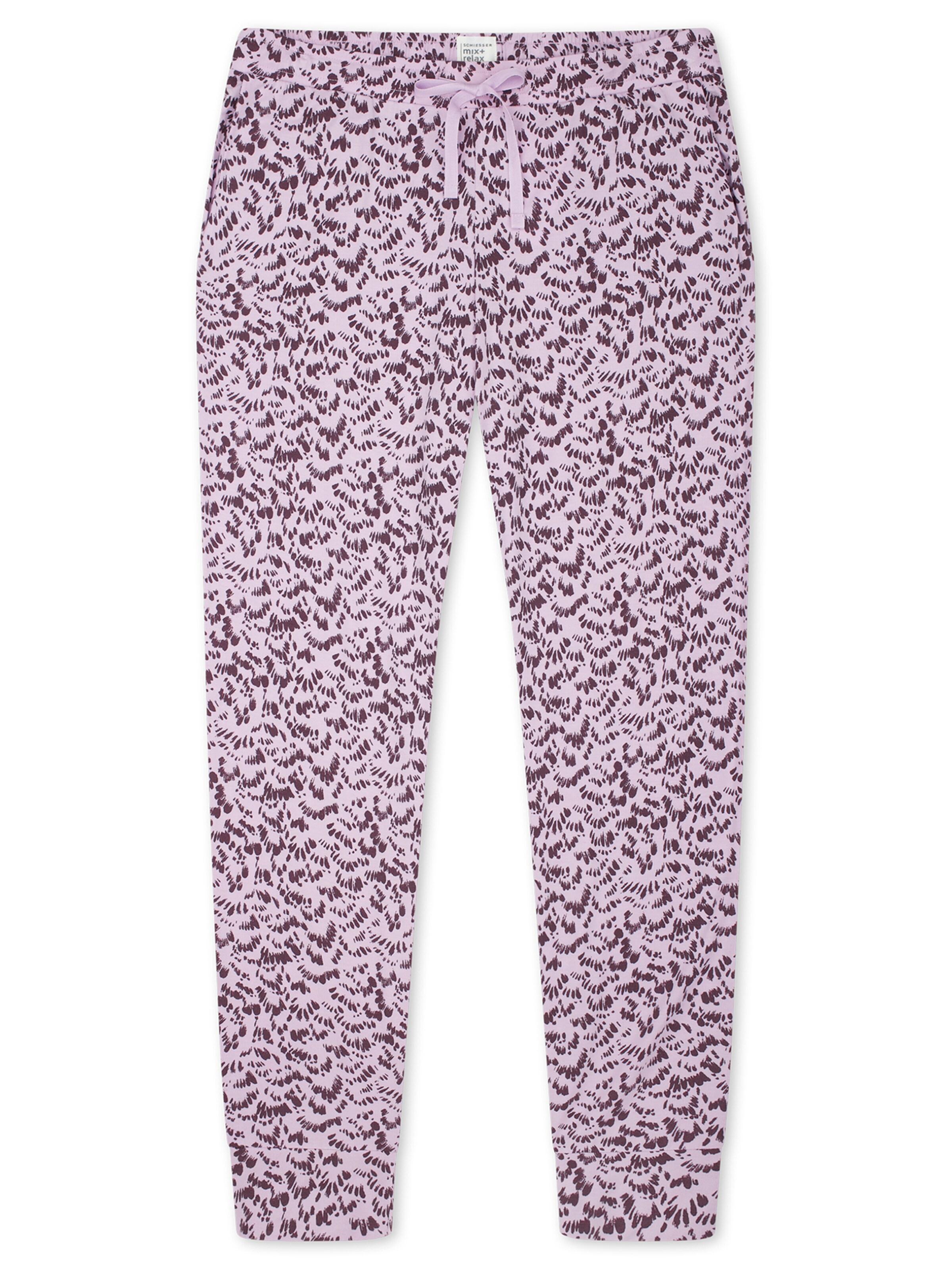 Pantalon de pyjama ' Mix & Relax ' SCHIESSER en rose : devant