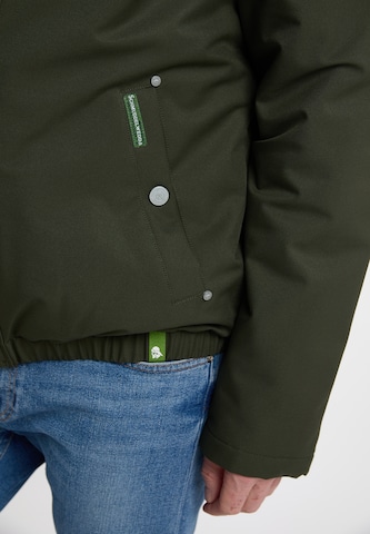 Veste d’hiver Schmuddelwedda en vert