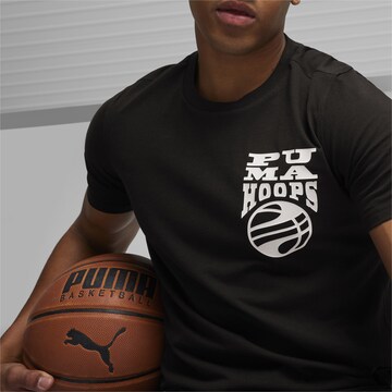 T-Shirt fonctionnel 'Hoops' PUMA en noir