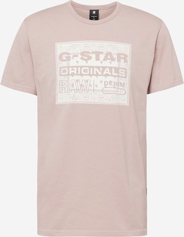 G-Star RAW Bluser & t-shirts 'Bandana' i lilla: forside