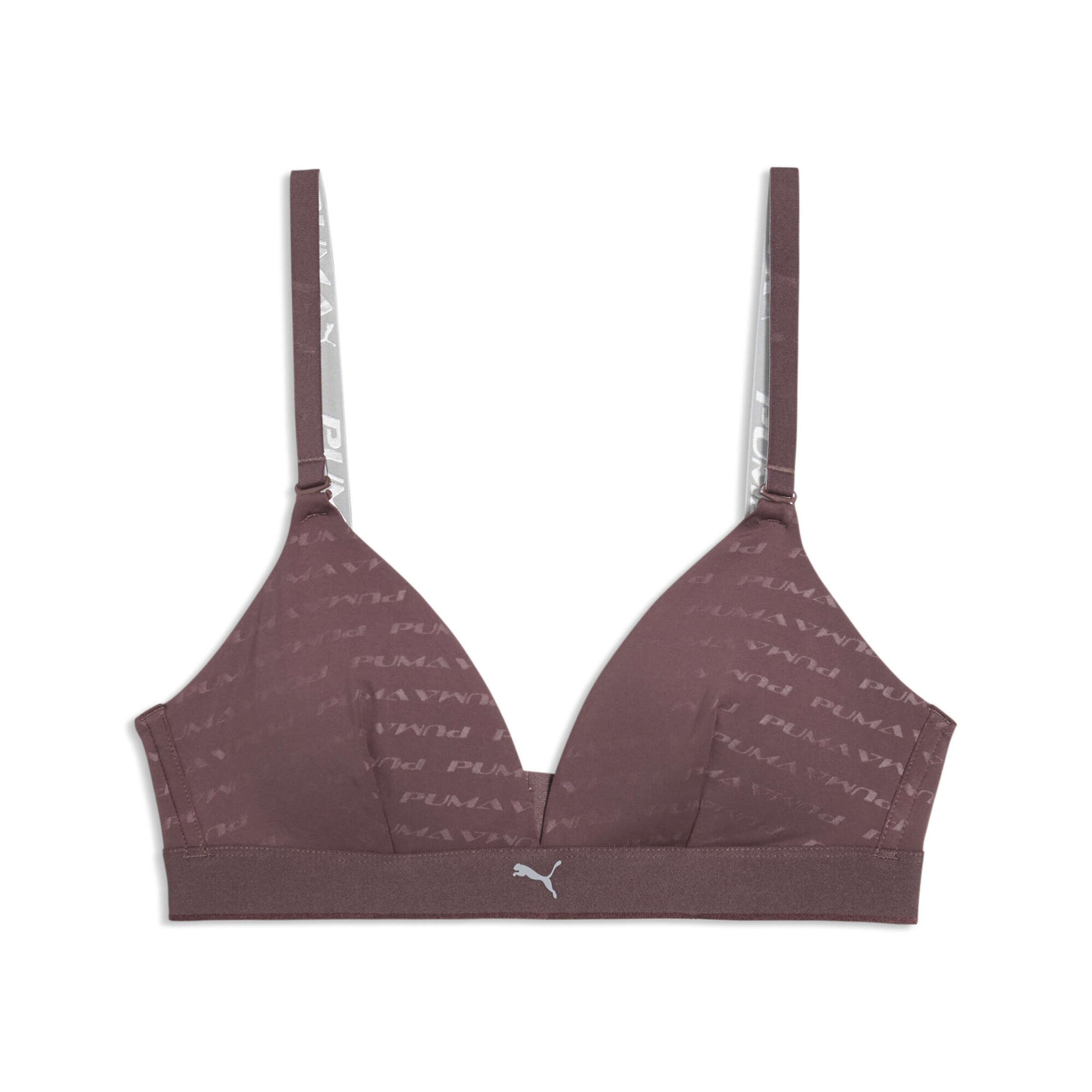 PUMA Triangel BH in Braun: Vorderseite