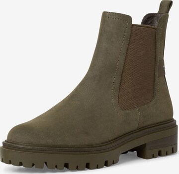 TAMARIS Chelsea Boots in Grün: predná strana