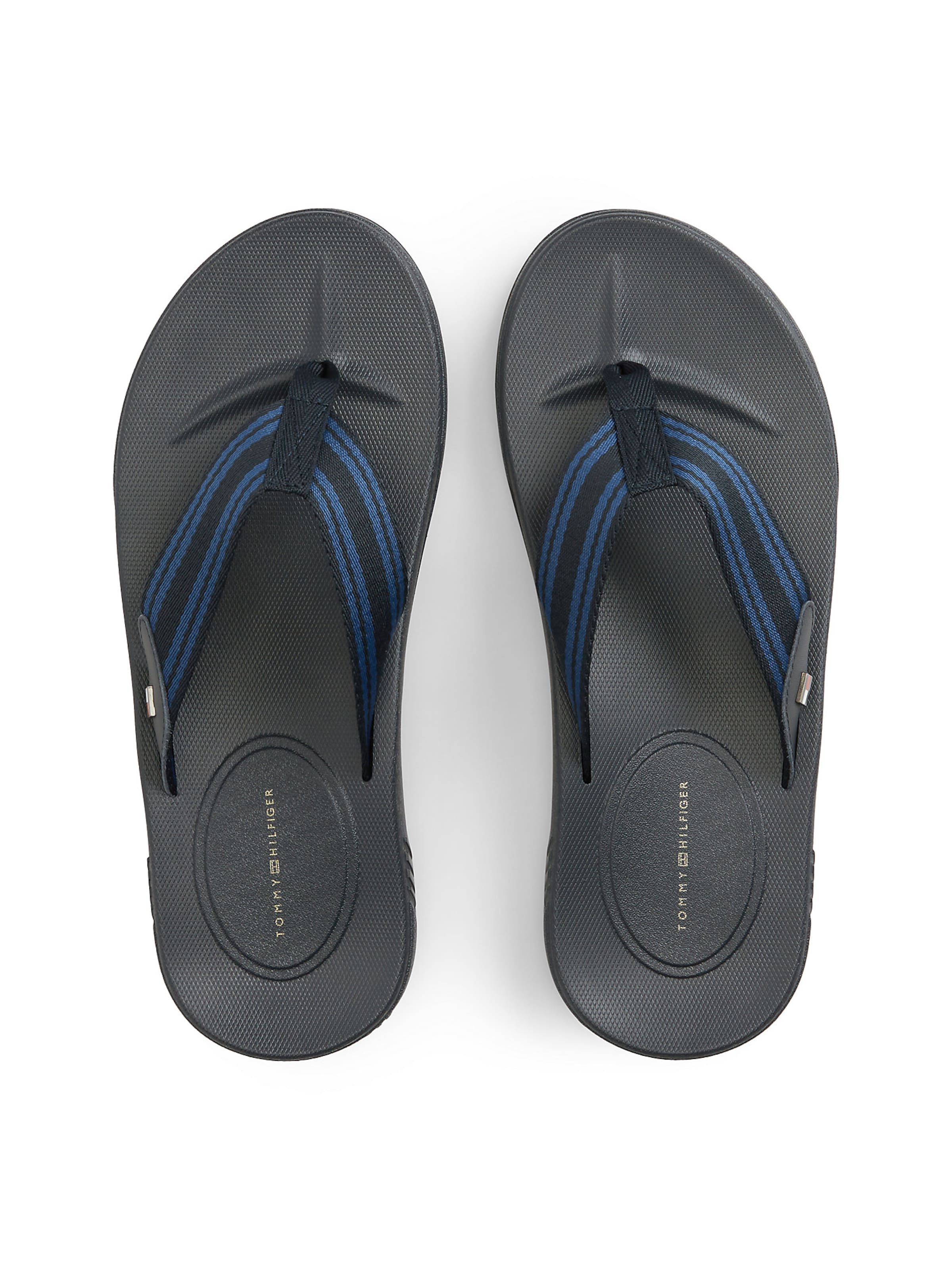 TOMMY HILFIGER T-bar sandals in Blue