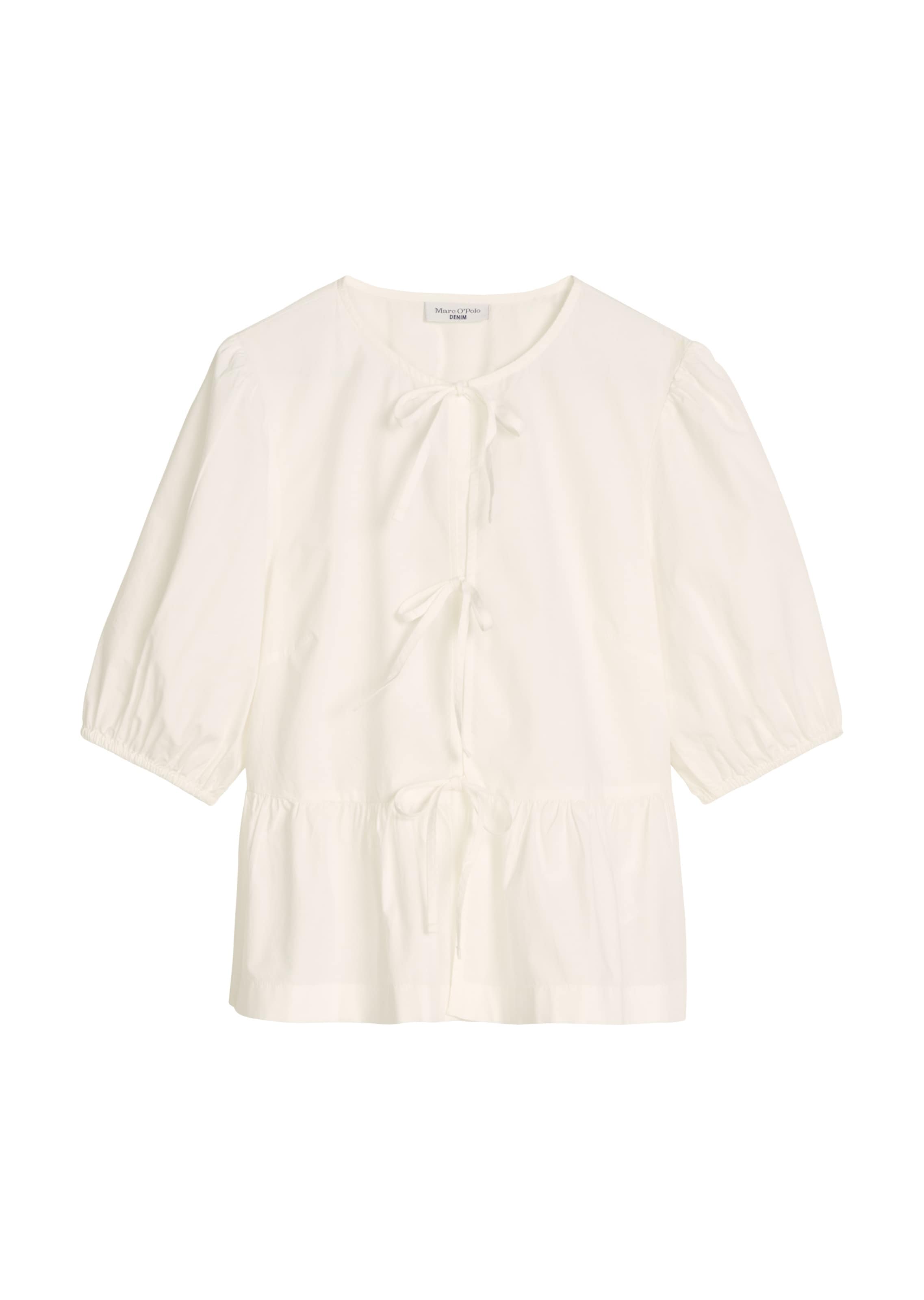 Marc O'Polo DENIM Bluse in Weiß: Vorderseite