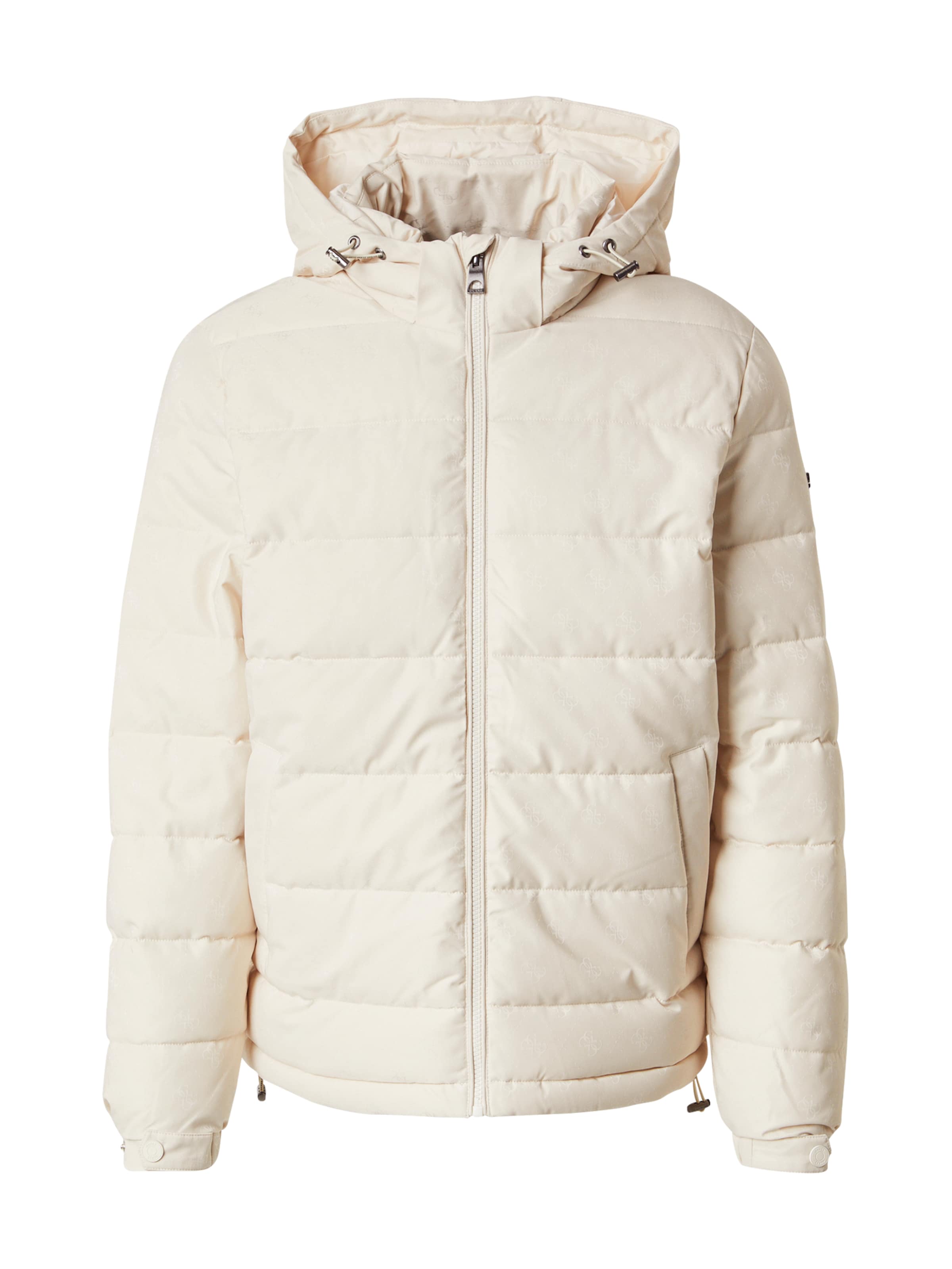 GUESS Prechodná bunda - Béžová: predná strana