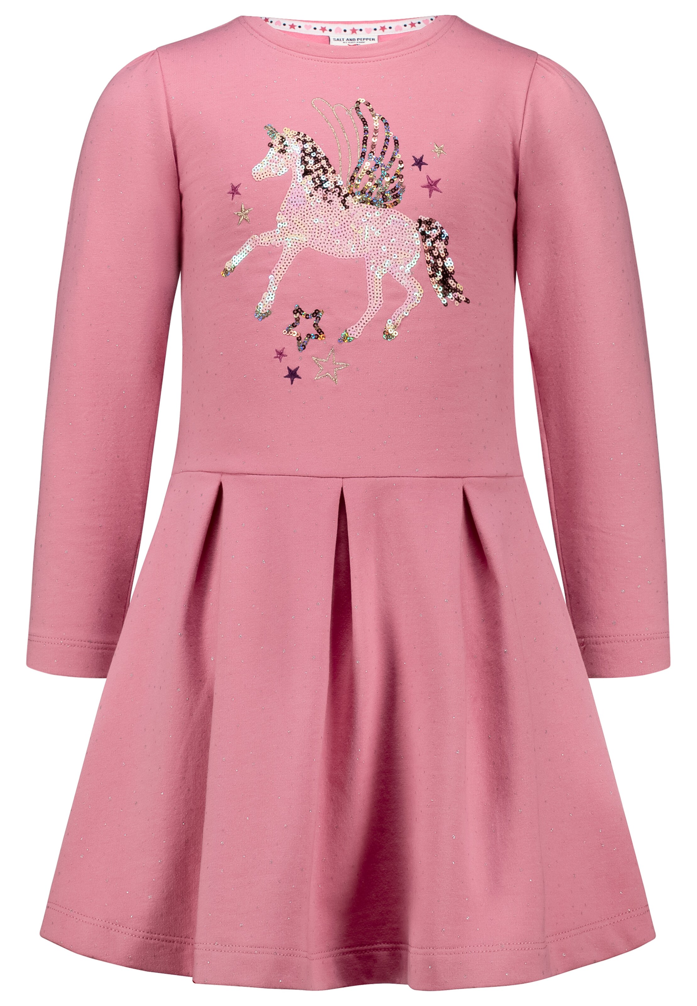 SALT AND PEPPER Dress 'Unique' in Pink: front