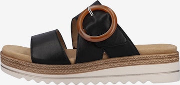 REMONTE Mule 'Basic' in Black: front