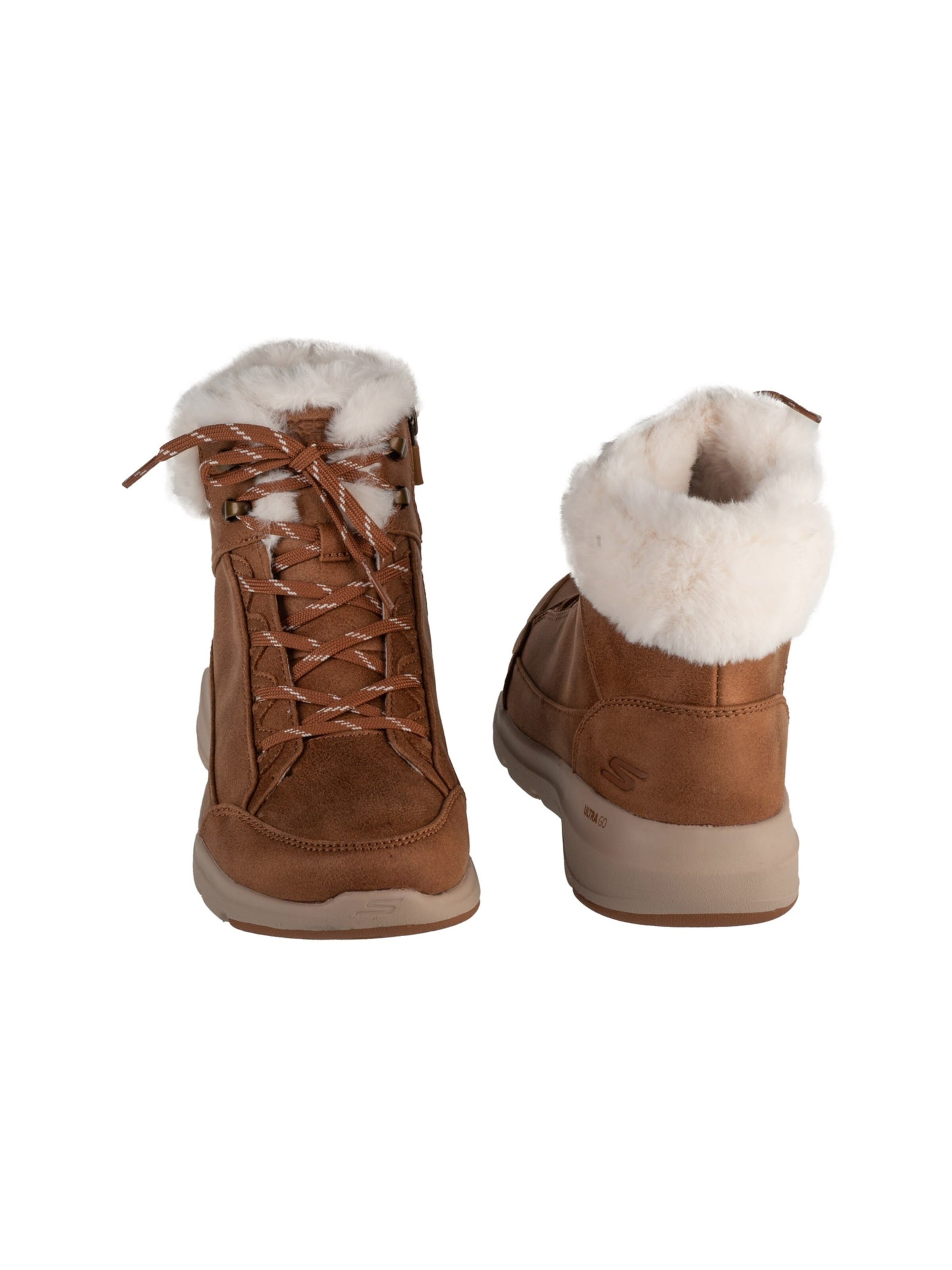 Bottes à lacets 'Cozyly' SKECHERS en marron