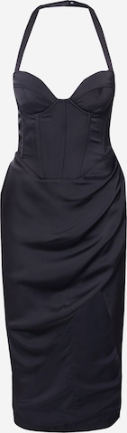 Misspap - Vestido de gala en negro: frente
