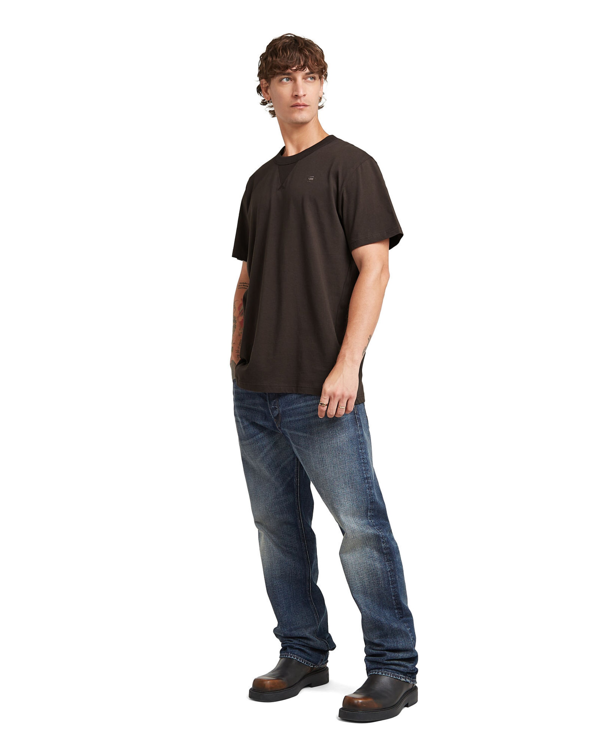 G-STAR T-Shirt 'Nifous' in Braun: Vorderseite