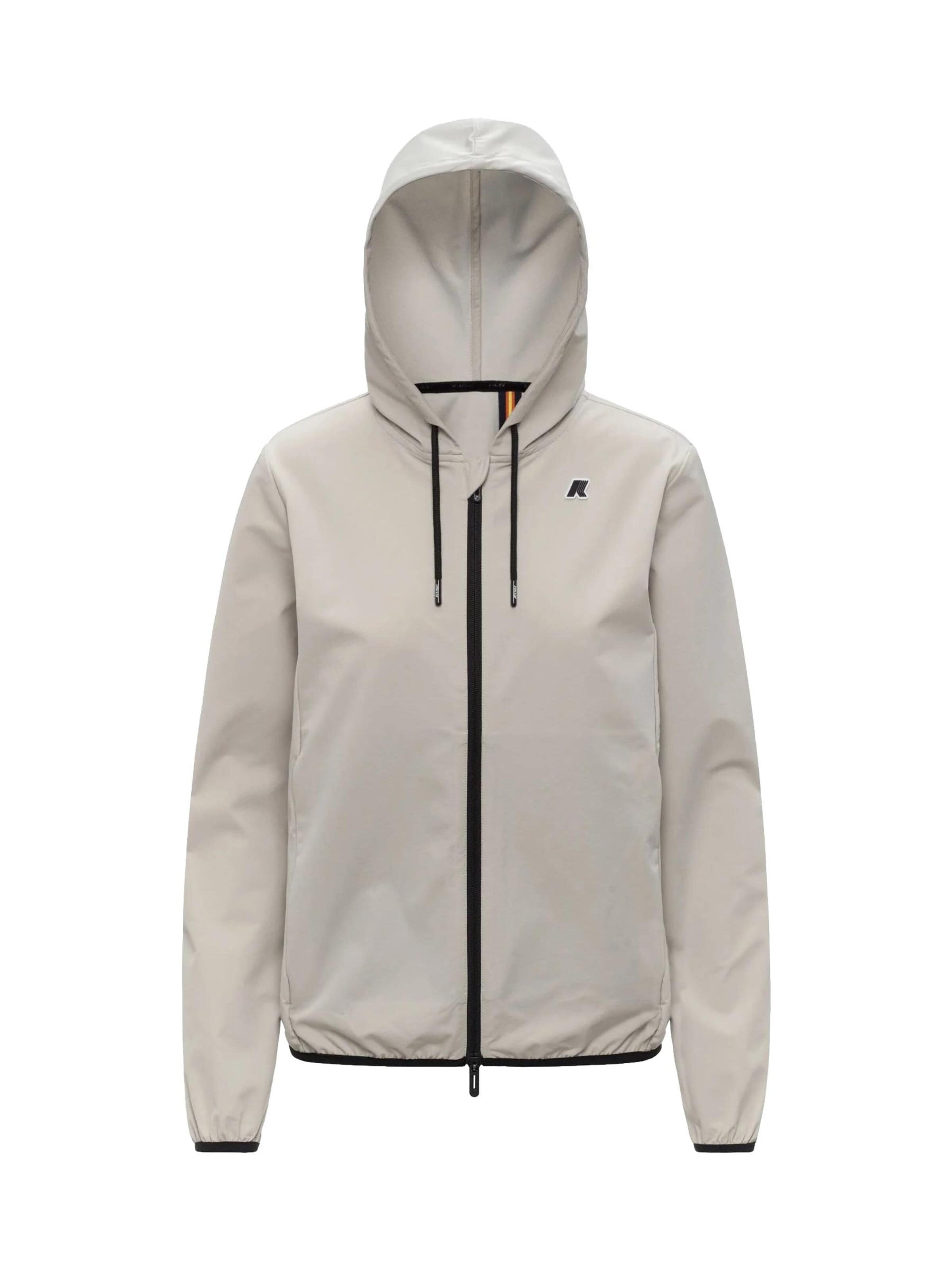 K-Way - Chaqueta de entretiempo en beige: frente