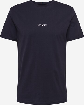 T-Shirt 'Lens' Les Deux en bleu : devant