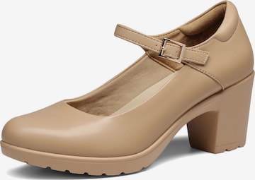 Escarpins 'Dream Pairs Fashion' Dream Pairs en beige : devant