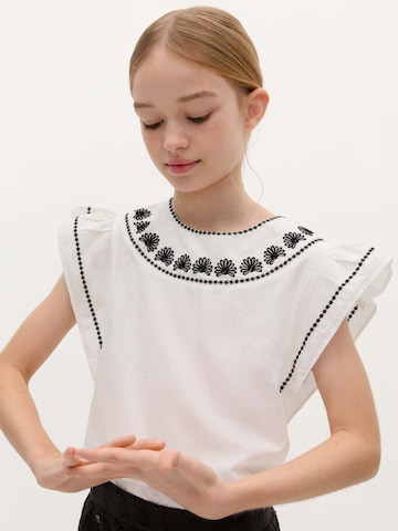 Coupe regular Chemise ' ' Scalpers en blanc
