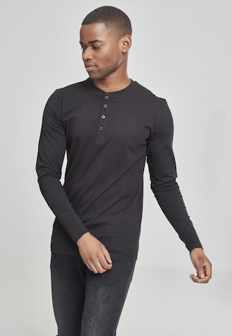 Urban Classics Shirt in Black: front