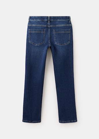 MANGO KIDS Slimfit Jeans i blå