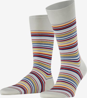 FALKE Socken 'Microblock' in Silber: Vorderseite