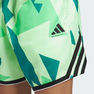 ADIDAS PERFORMANCE Loose fit Sports trousers 'Crazy Lite' in Green