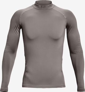 UNDER ARMOUR Performance Shirt 'ColdGear' in Grey: front