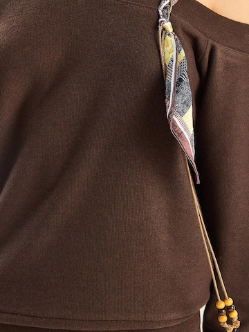 Bianco Lucci - Roupa de casa 'Zweiteiliges Set' em castanho