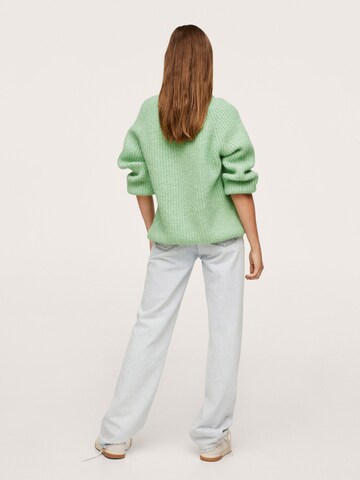 Pull-over 'HALFISIN' MANGO en vert