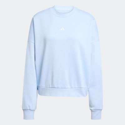 ADIDAS SPORTSWEAR Sport sweatshirt i XL i ljusblå / vit, Produktvy