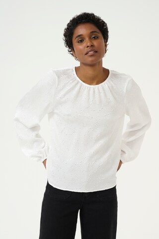 Kaffe Bluse 'Lauren' in Weiß: Vorderseite