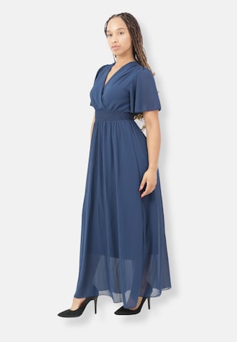 Robe de soirée Elara en bleu