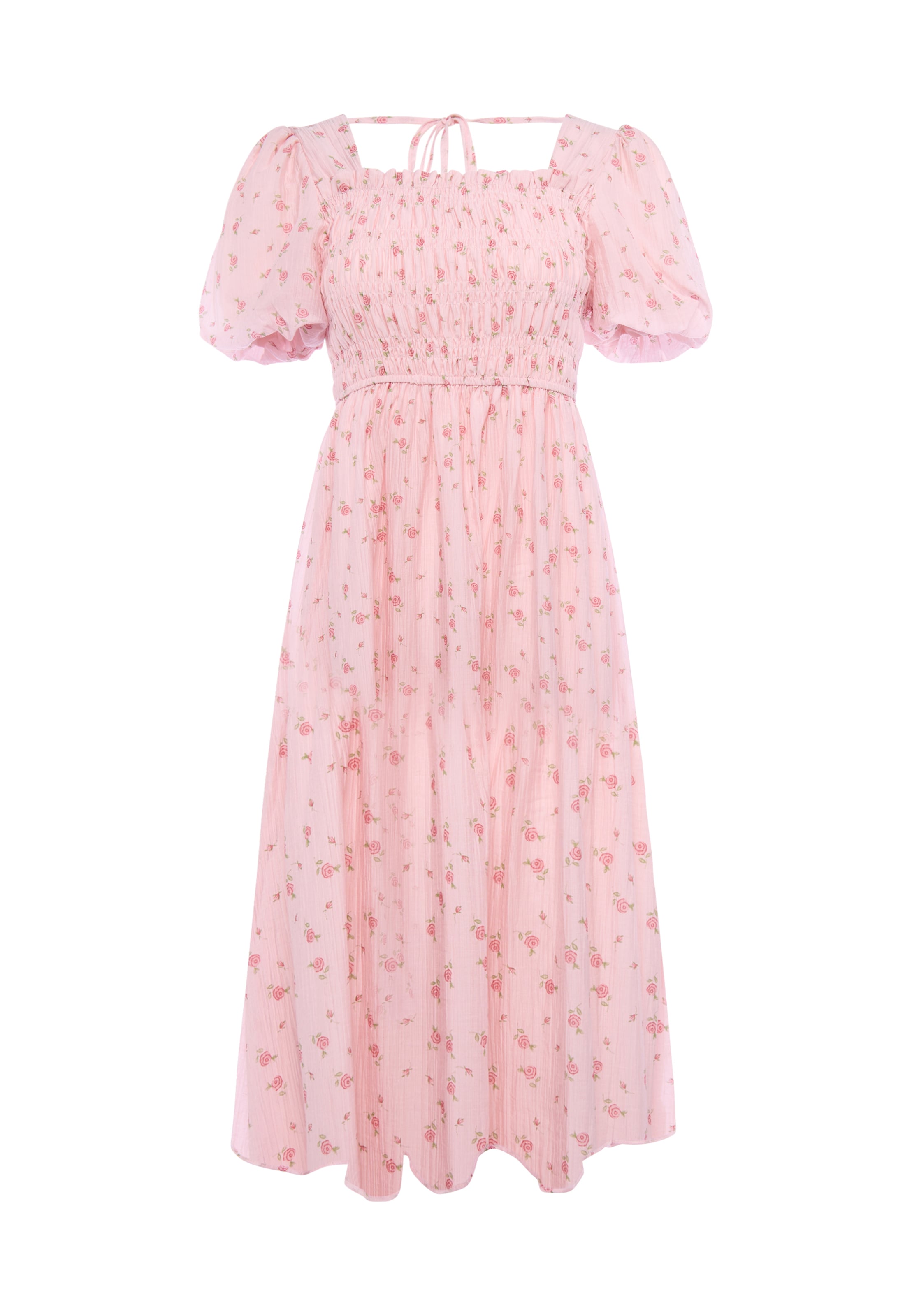 Usha Vestido 'Floral' em 32 em verde / rosa / cor-de-rosa, Vista do artigo