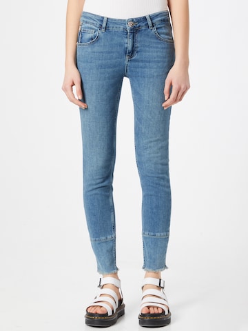 MOS MOSH גזרת סלים ג'ינס בכחול: מלפנים