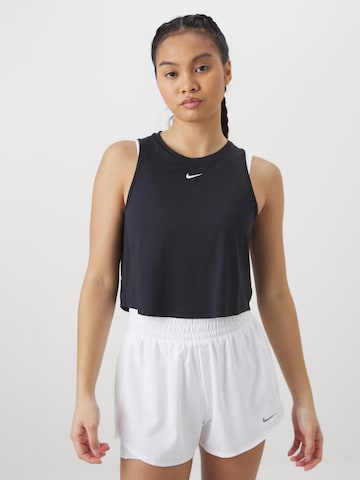 NIKE Sporttop 'ONE CLASSIC' in Schwarz: Vorderseite