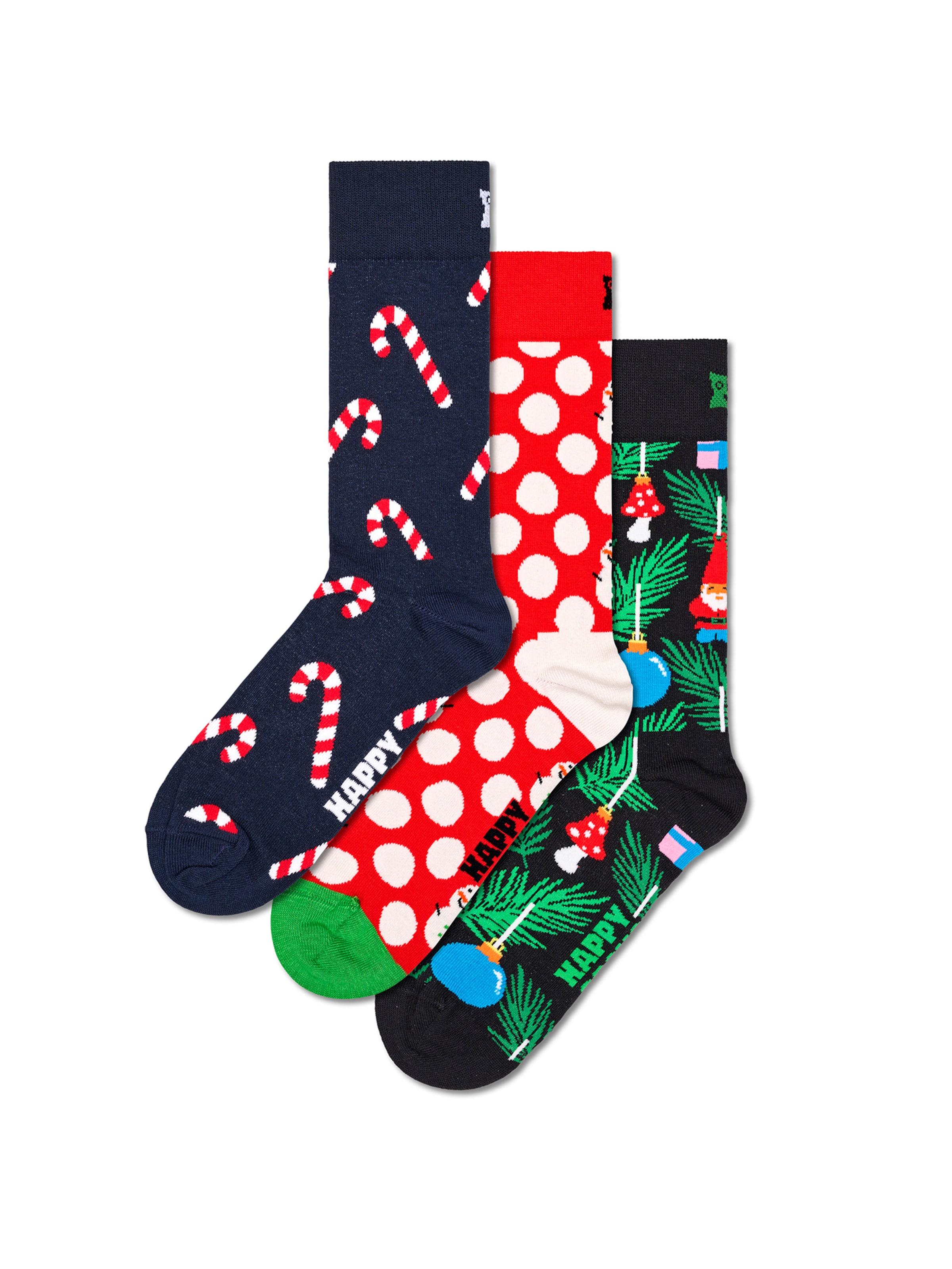 Happy Socks Sokker 'X-Mas' i blå: forside