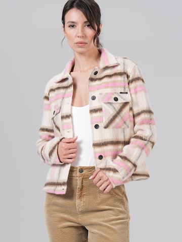 M.O.D MIRACLE OF DENIM Winterjas in Beige: voorkant