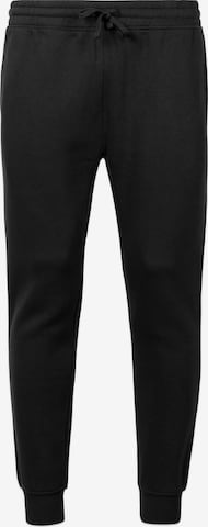 SNOCKS Tapered Workout Pants in Black: front