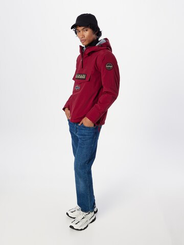 NAPAPIJRI - Chaqueta funcional 'RAINFOREST' en rojo