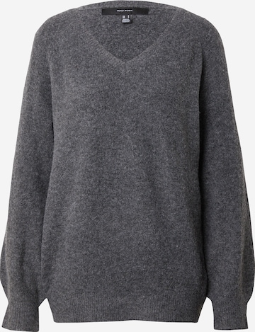 Pull-over 'VMLEAF' VERO MODA en gris : devant