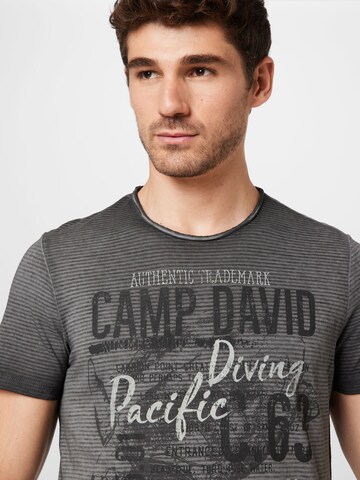 CAMP DAVID Shirt in Grey