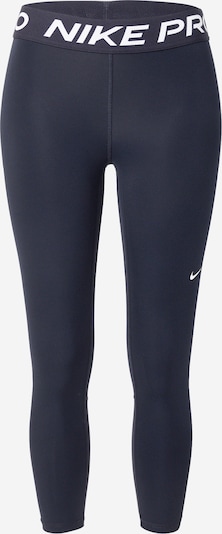NIKE Workout Pants in Black / White, Item view