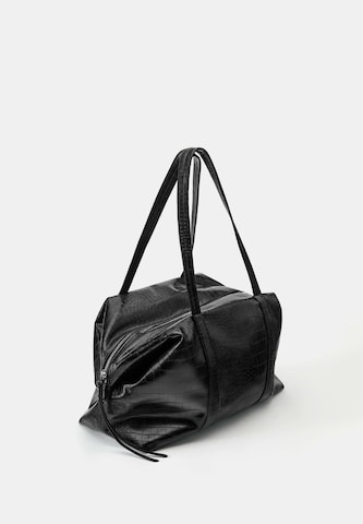 Pull&BearShopper torba - crna boja