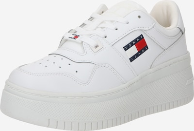 Tommy Jeans Sneaker 'RETRO BASKET ESS' in nachtblau / rot / weiß, Produktansicht