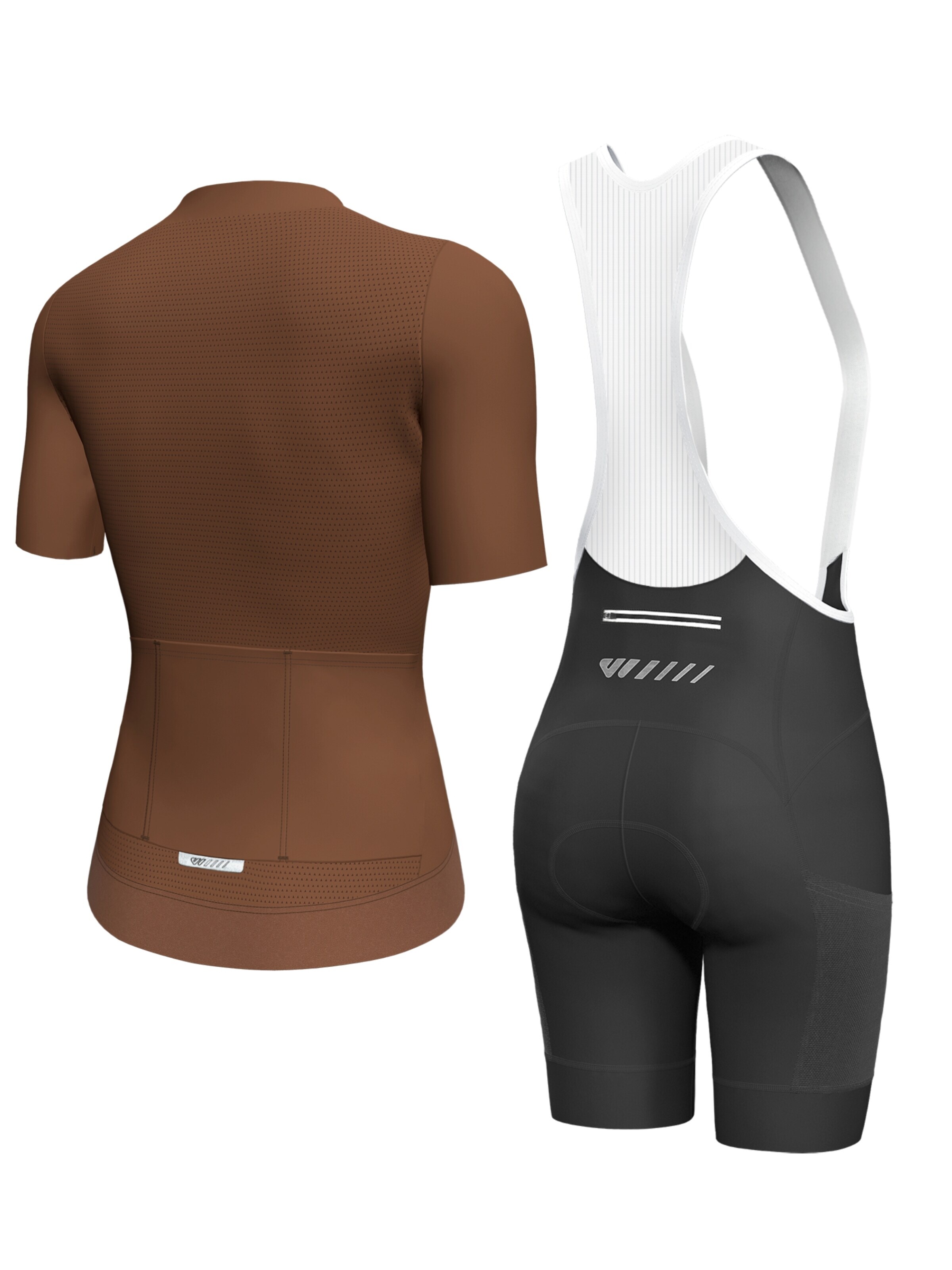 Survêtement 'Wulibike Radsport-Set 'Aero Contour' in Braun/Schwarz' WULIBIKE en marron