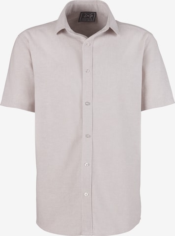 JOHN DEVIN Regular fit Button Up Shirt in Beige: front