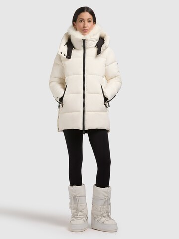 khujo Winterjas 'Rory' in Wit: voorkant